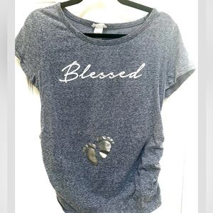 Maternity “blessed” tshirt